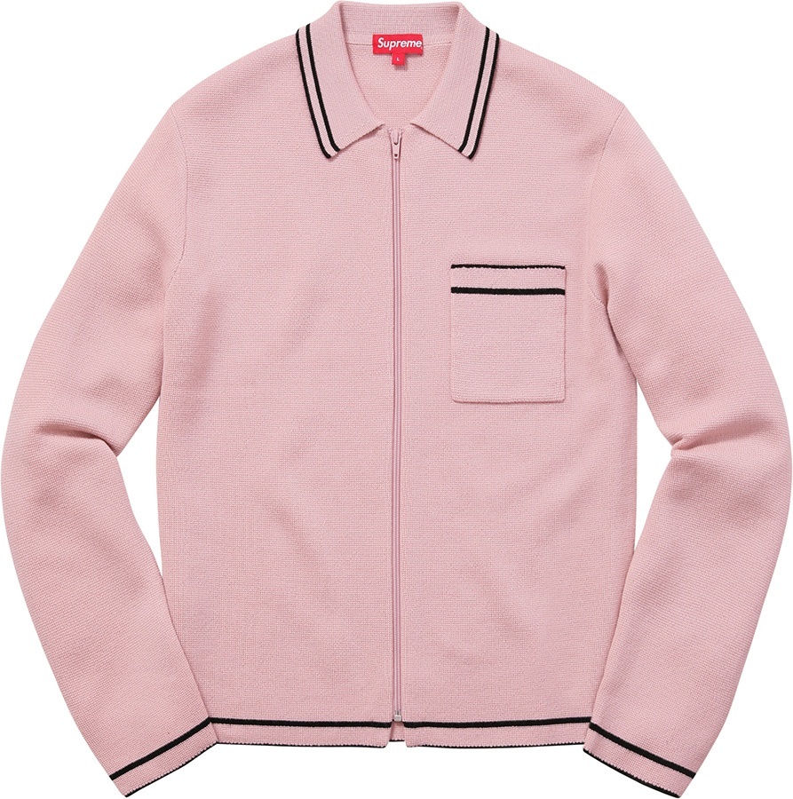 Zip Up Polo Sweater view 2